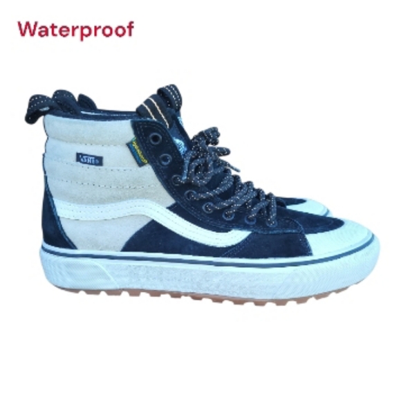 Vans Hi Sk8 MTE Utility Waterproof Tennis Shoe Sneaker Black Khaki Skate Men 8.5 - Picture 6 of 11